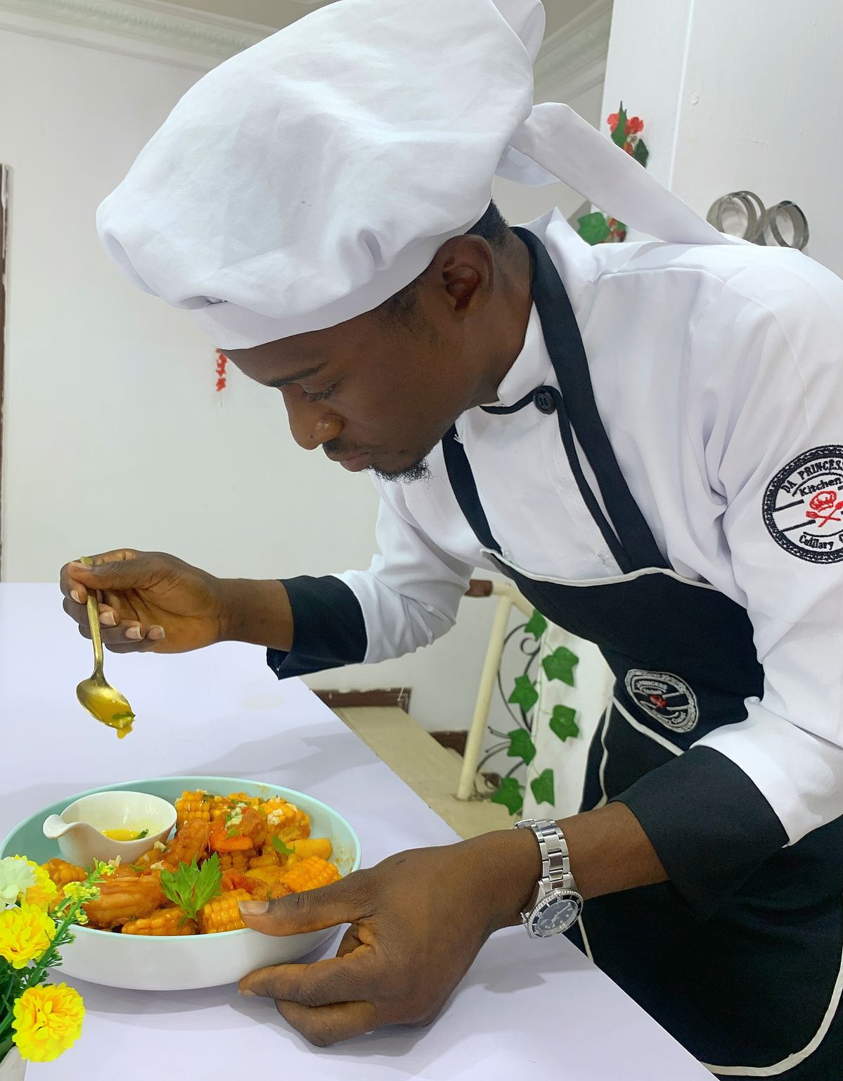 Emeka Nwosu, a Getameal cook in Enugu, Enugu
